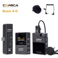 comica boomx d wireless microphone transmitter kit mini microphone receiver 2 4g digital microfone for smartphones video mic
