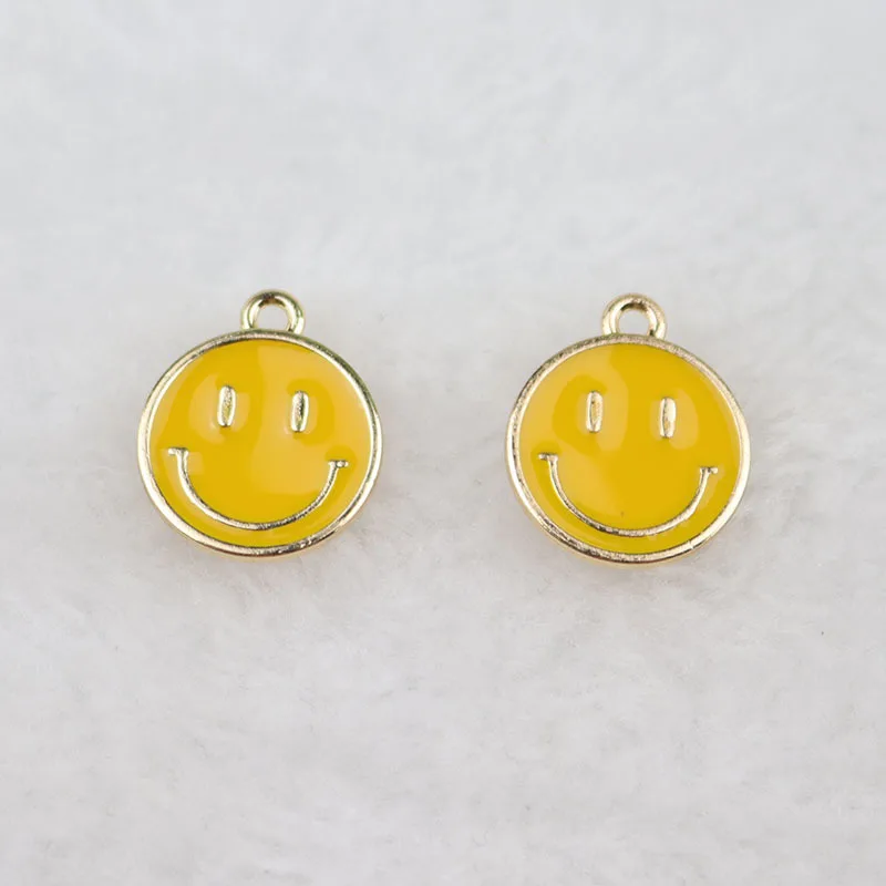 Подвеска для сережек сделай сам Ювелирное Украшение с изображением улыбающегося