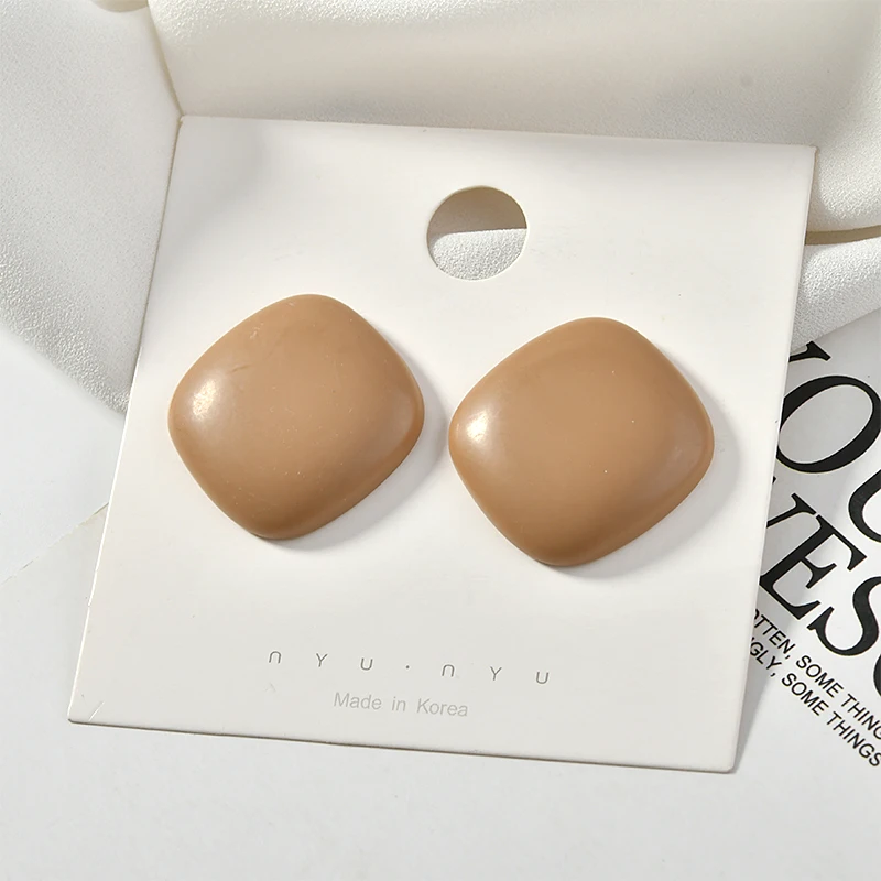 Осень и зима ретро матовые цветные Геометрические Квадратные полимерные