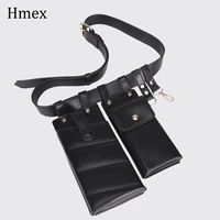 new pu leather fanny pack waist bag belts for woman shoulder bag mobile phone packs chest female purse crossbody bag