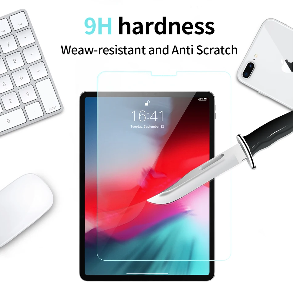 2 шт. закаленное стекло CHOETECH для Apple iPad Pro 2018 11 дюймов полная защита экрана планшета