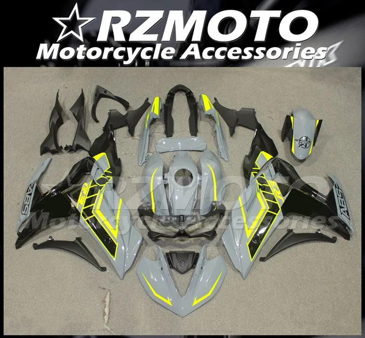 

New ABS Motorcycle Complete Fairings kit Fit for YAMAHA YZF R3 R25 2015 2016 2017 15 16 17 Bodywork set Custom Free black gray