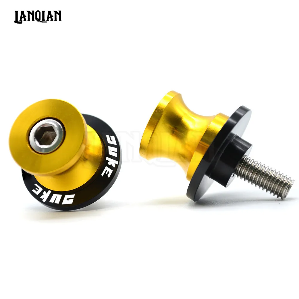 Gold 10MM DUKE Для KTM Duke125 Duke200 Duke390 Duke 690 990 1290 Duke RC250 мотоциклетные маятниковые Катушки слайдер стенд винты CNC Duke аксессуары - Цвет: Gold 10MM DUKE