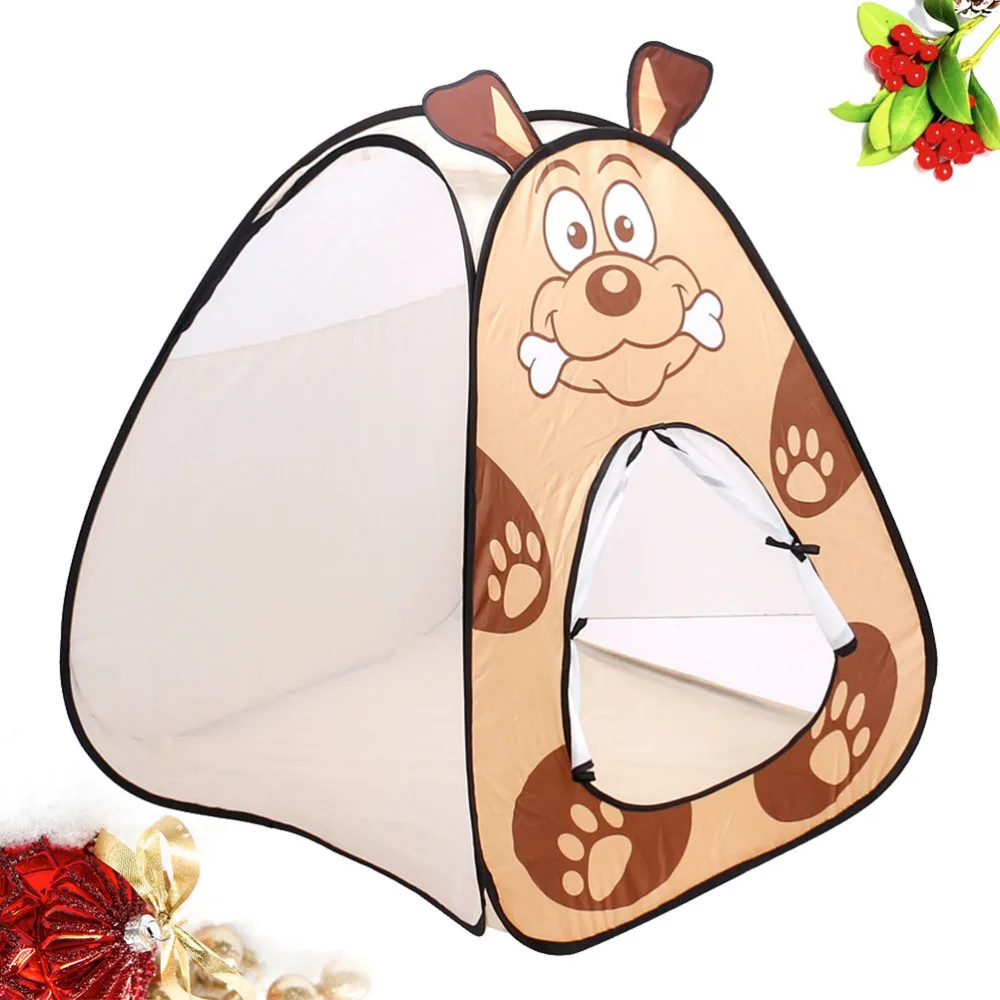 

Children's Tent Boys Girls Game Tent Creative Kids Folding Tent for Home Indoor (Elephant Pattern)