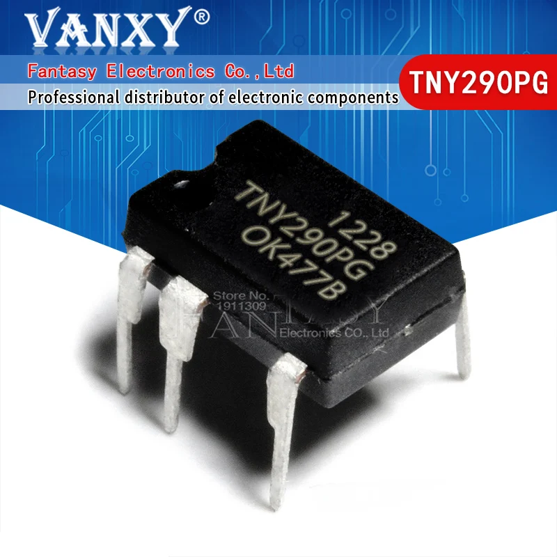 

5 шт., TNY290PG DIP-7 TNY290P DIP7 290PG DIP