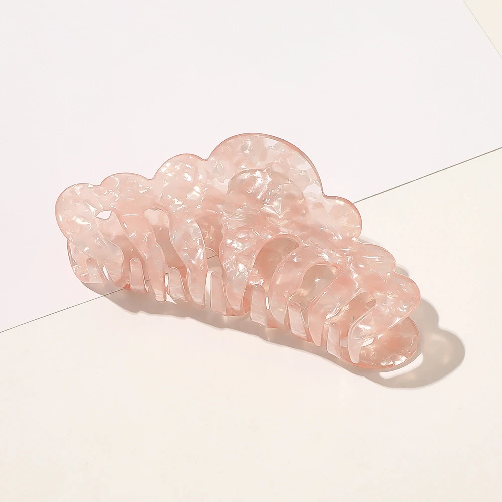 

Jaw Hair Clips Women Hair Clips Elegant Marble Ponytail Hair Barrettes Translucent Hair Clip For Girls Hair Accessories