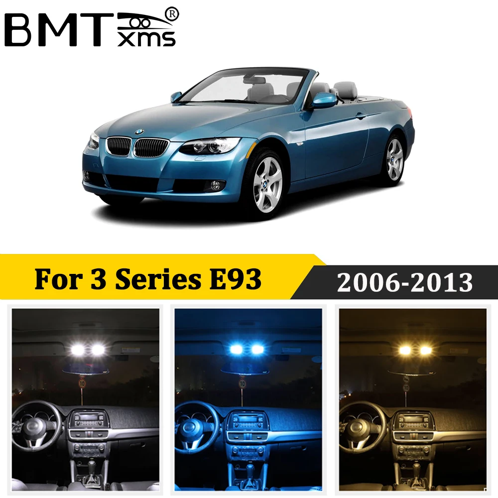 BMTxms 21 шт. Canbus для BMW 3 серии E93 Кабриолет M3 2006 2013 светодиодные лампы освещения