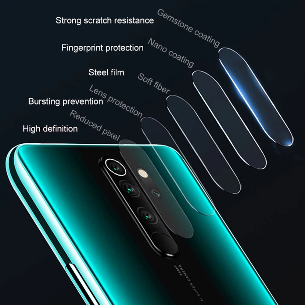 Фото 2 шт., защитная пленка для объектива камеры xiaomi mi 9 9T 8 SE lite pro 6X CC9 CC9E №4