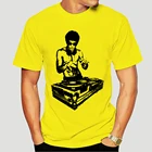 Уличная одежда, Брюс Ли, DJ, спортивная серая футболка (1) 2759X graphic