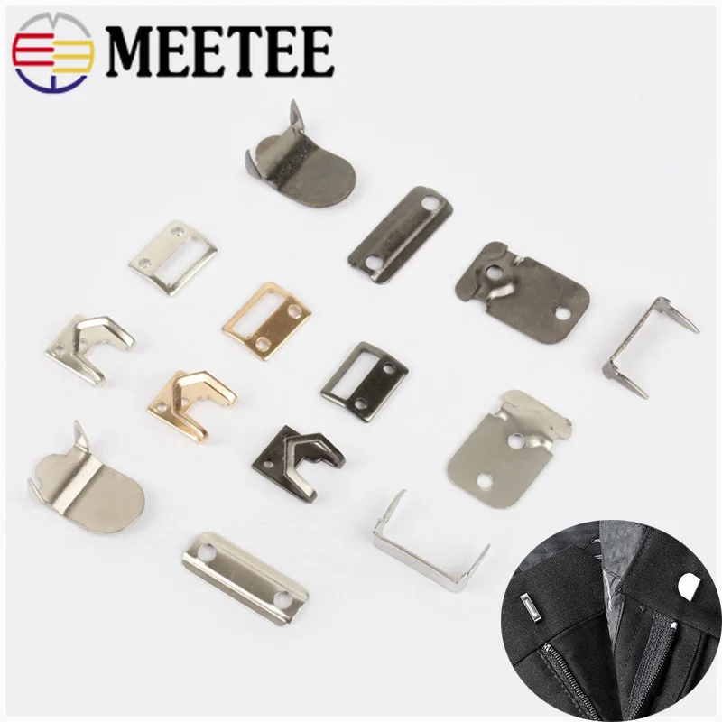 Meetee 30/50 комплектов медное металлическое искусственное меховое пальто невидимая