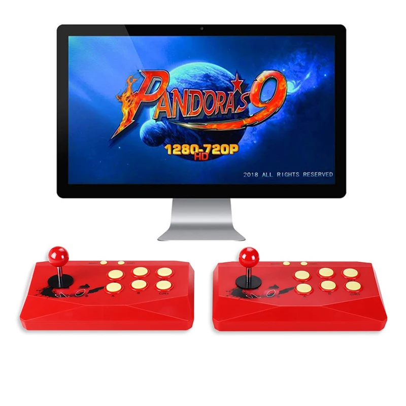 Arcade Game Fighting Rocker Pandora Box Game Machine Household Double Rocker For 3D PC Street Desktop Games