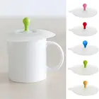 Силиконовая ложка-зажим, керамическая крышка для чашки, держатель для пищевых продуктов, герметичная чаша против пыли, безопасно для здоровья, стеклянные кружки, быстрая доставка