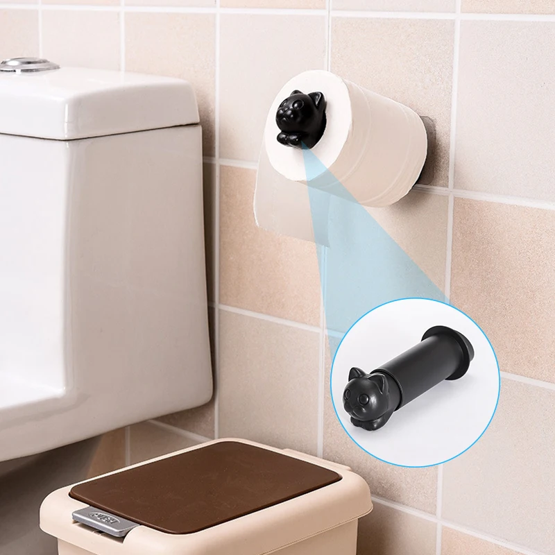 Кошачий держатель для туалетной бумаги кухонный рулона вешалка хранения