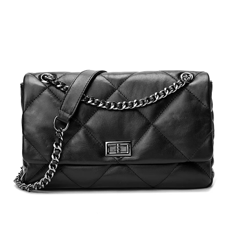 

Luxury Multicolor Women Sheepskin Leather Shoulder Bags Chain Messenger Crossbody Bag Classic Designer Quilting Handbag Totes