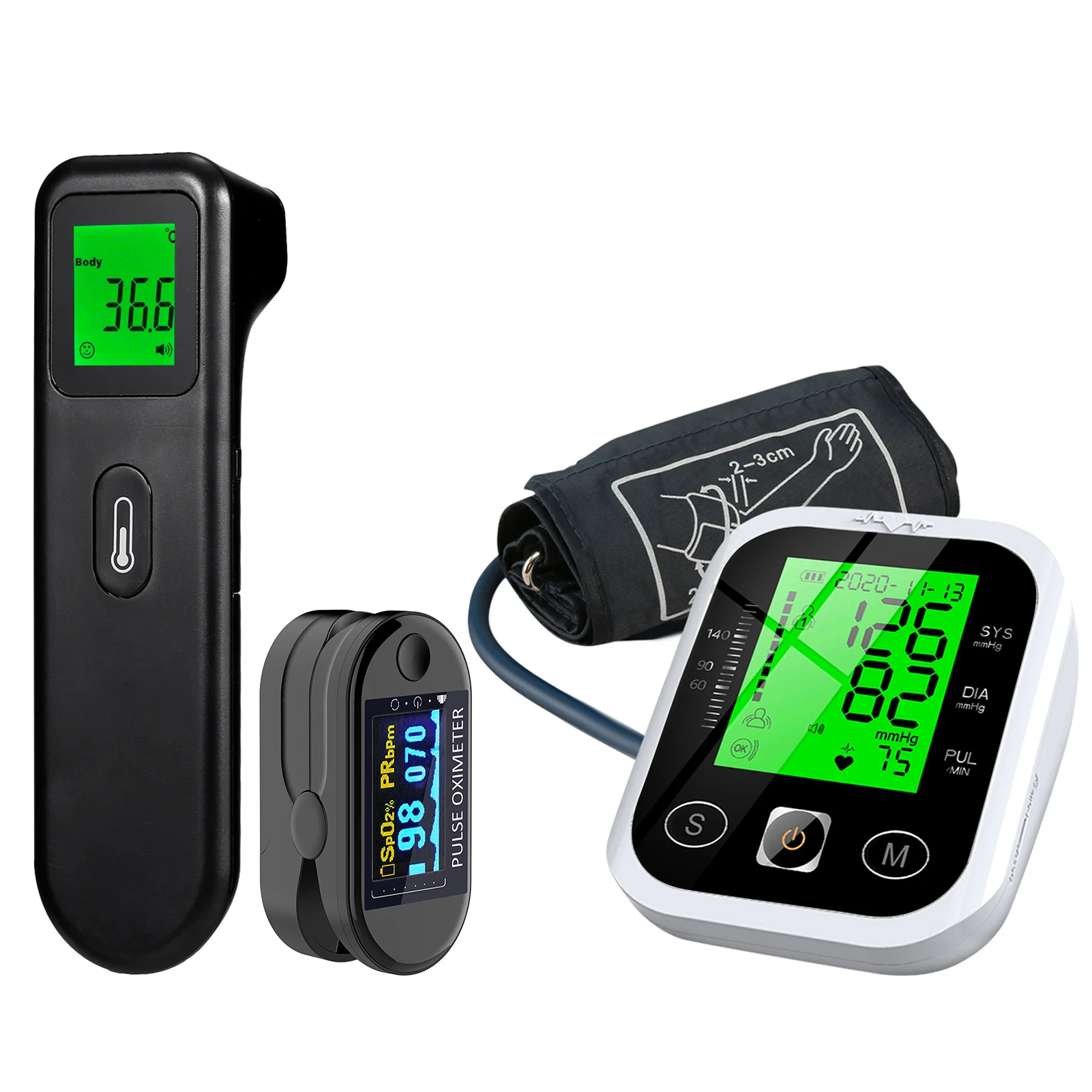 пульсоксиметр на палец OLED дисплей Пальчиковый оксиметр измеритель пульса