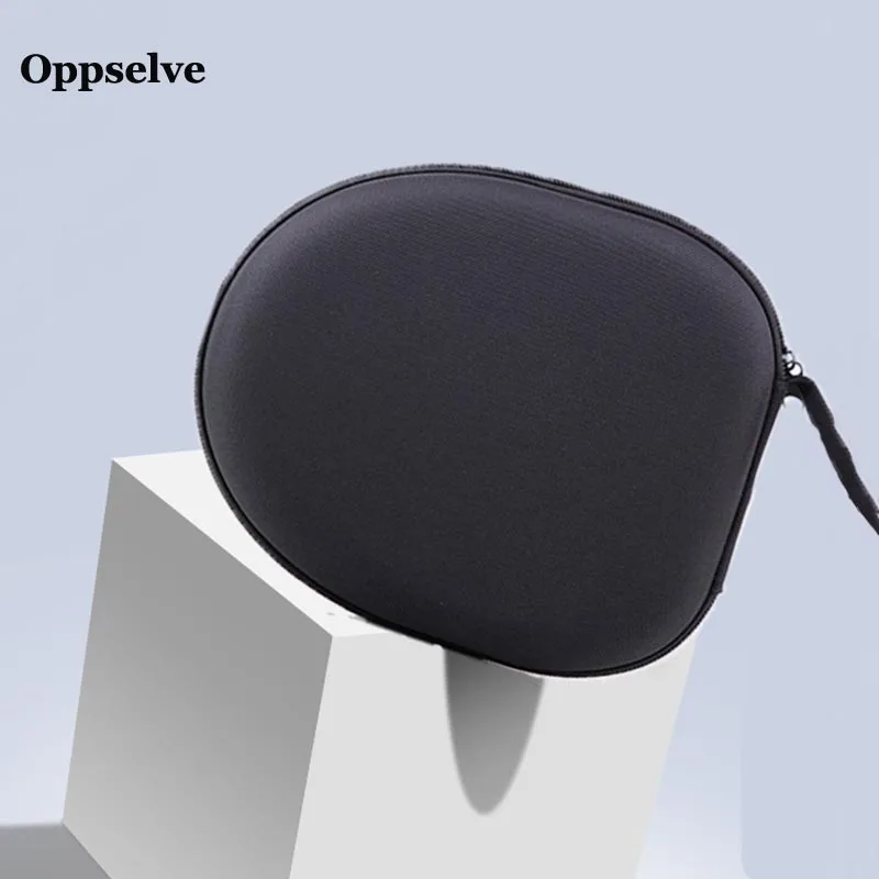 

Oppselve Portable Headset Cover Earphone Case Zippered Headphone Box Accessories Earbuds Protective Hard Shell Storage Organizer