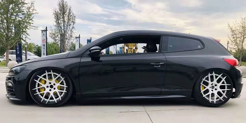 Автомобильная пневматическая подвеска амортизатор комплект/для V W SCIROCCO 13/регулируемое Демпфирование/пневматическая подвеска койловеров+ Пневматическая Пружина в сборе