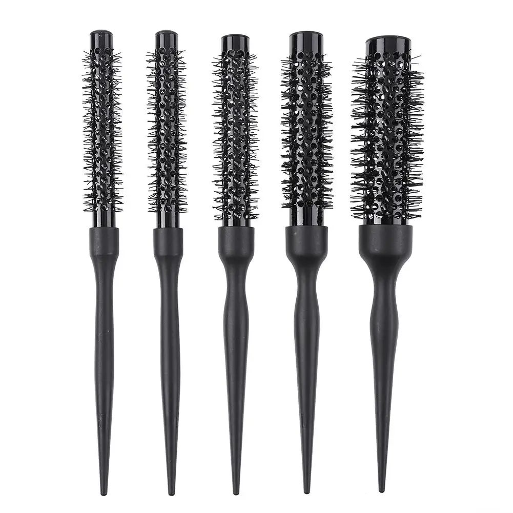 

1pc Pro Wavy Curly Round Roll Hair Brush Salon tool Hairdress Beauty Comb Hairdressing Salon Styling Tool Barber Accessories
