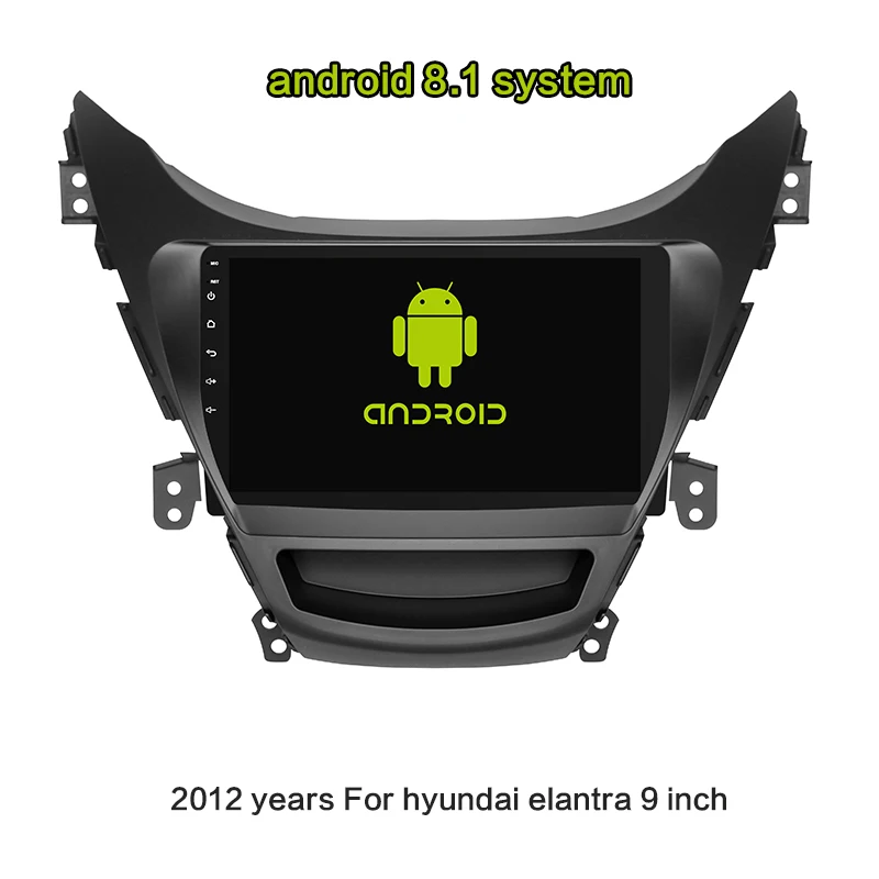4G LTE wifi Android 9,0 Автомобильный gps Мультимедиа Видео Радио плеер в тире для hyundai Elantra 2012- лет Навигация стерео