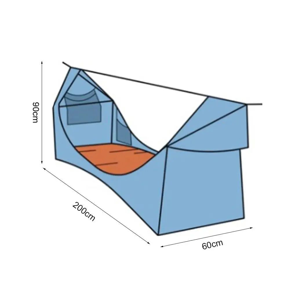 

Outdoor Suspension Tent Portable Hammock Camping Mosquito Suspension Tent Rainproof Tent Set Net Pergola Canopy F6U2