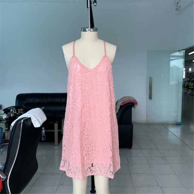 Женское однотонное платье без рукавов повседневное свободного покроя с v