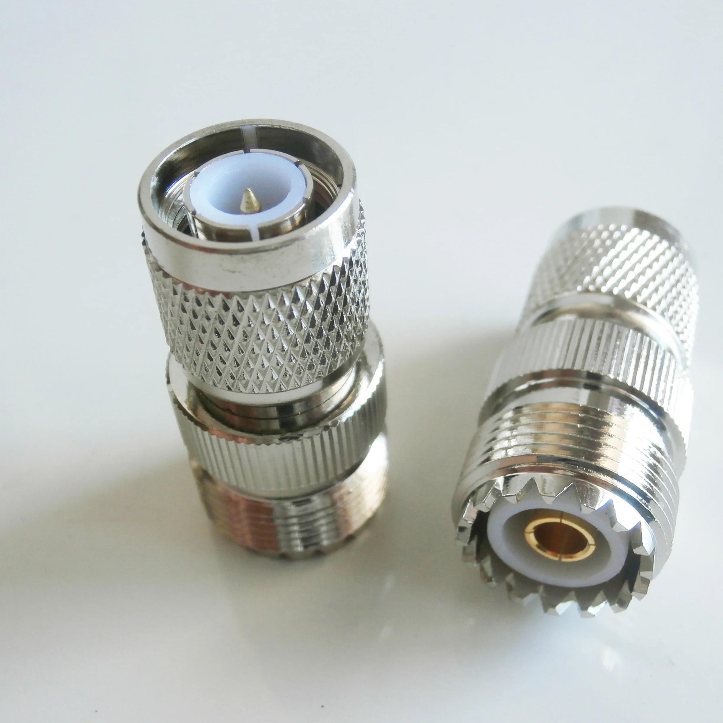 1 шт PL259 SO239 UHF гнездо к TNC штекеру полый штекер Латунный прямой радиочастотный