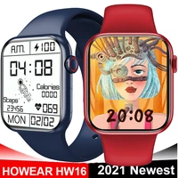 howear original newest hw16 smart watch with wallet funtion men bluetooth call smartwatch women 2021 pk fk88 iwo hw22 w46 w26