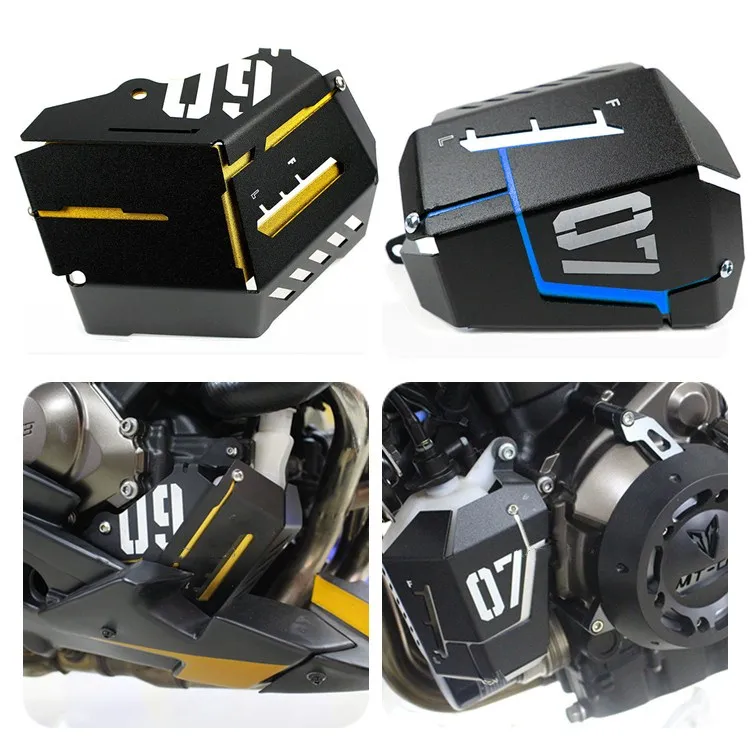 MT09 FZ09 MT07 FZ07 бак для восстановления охлаждающей жидкости защитный чехол Yamaha MT 09 FZ 07