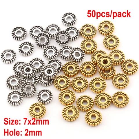 Бусины GMB724 золотые металлические 100 шт