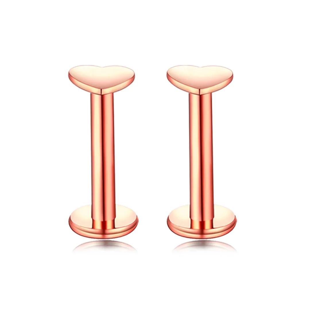 Циркон кристалл Labret губы пирсинг ювелирные изделия для женщин мужчин Панк Сексуальная звезда сердце из нержавеющей стали пирсинг для хрящевой части уха Tragus