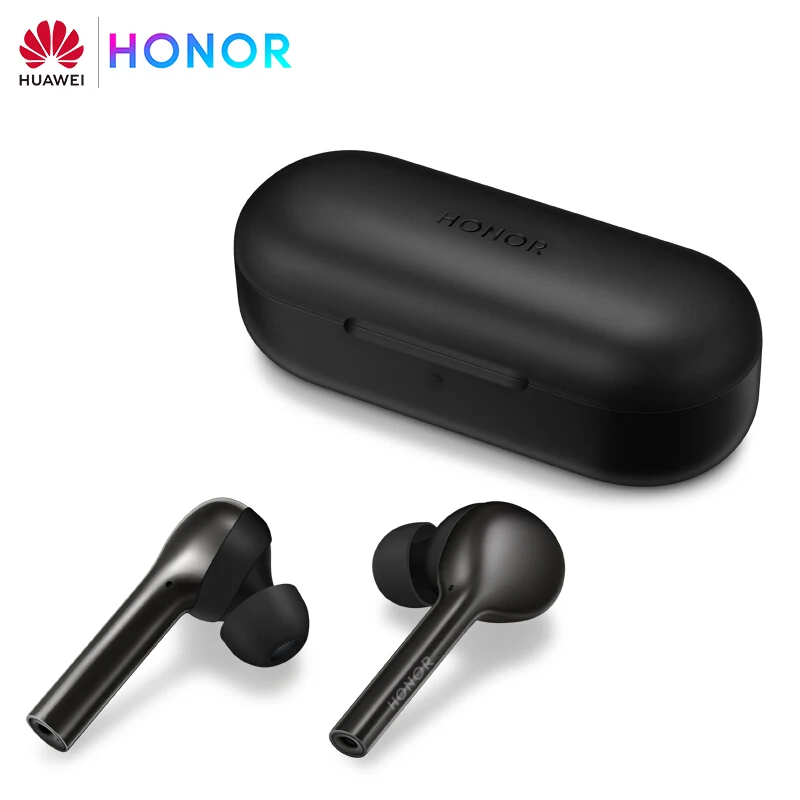 Huawei Honor Flypods Lite, беспроводные наушники, Hi-Fi, водонепроницаемые, IP54, управление нажатием, Беспроводная зарядка, Bluetooth 4,2, зеленый - Цвет: Black