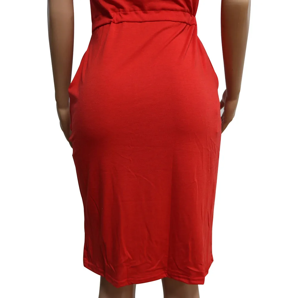 SEBOWEL женское летнее Повседневное платье с коротким рукавом и рисунком губ