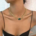 Модное простое индивидуальное ожерелье WG с цепочкой до ключиц, массивное ожерелье-чокер в стиле панк, ювелирные изделия для женщин
