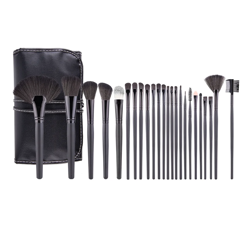 

Anmor 24Pcs Makeup Brushes Set For Foundation Soft Synthetic Hair Powder Contour Eyeshadow Blending Eyebrow Make Up Brush