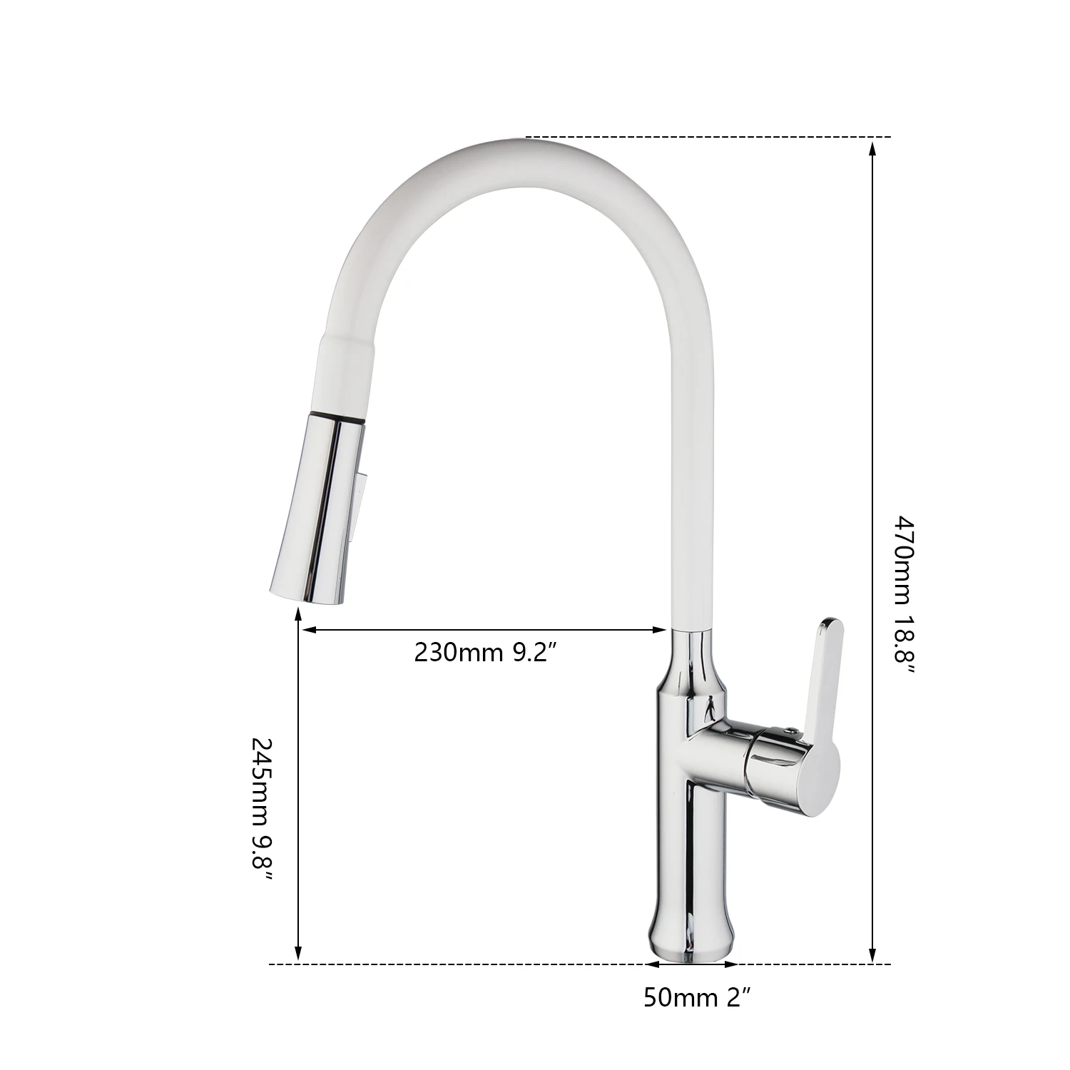 360 Swivel Pull Out Faucet Sold Brass Chrome Finish Deck Mount 2 fonction outlet Kitchen Basin Sink Spout Mixer Tap | Обустройство
