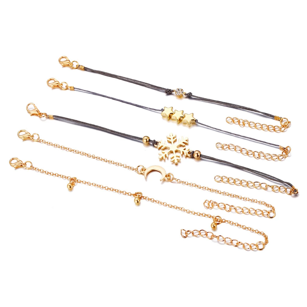 Boho Rose карта браслеты и браслеты для женщин богемный круглый бисерный очаровательный браслет набор модные Многослойные аксессуары Bijoux