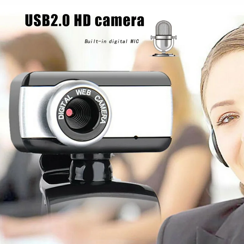 USB 2 0 HD веб-камера для компьютера ПК ноутбука цифровая видеокамера практичная