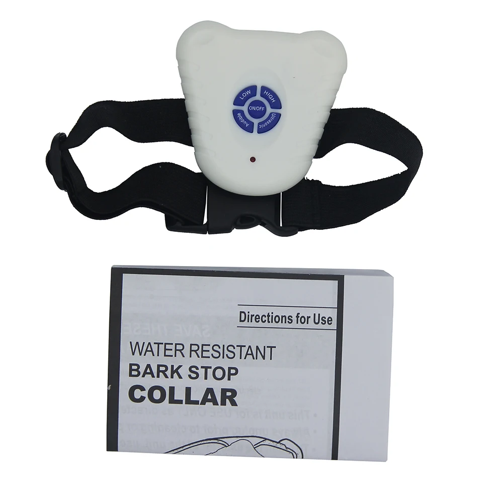 

Adjustable Ultrasonic Dog Stop Barking Repeller Control Collar Training Device Pet Anti Bark Collar