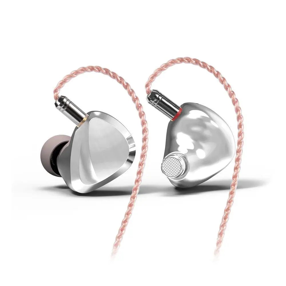 

TRI I3 Planar Flat Diaphragm + 8mm Dynamic + Blanced Armature Hybird Hifi Music Monitor DJ In Ear Earphone with MMCX Connector