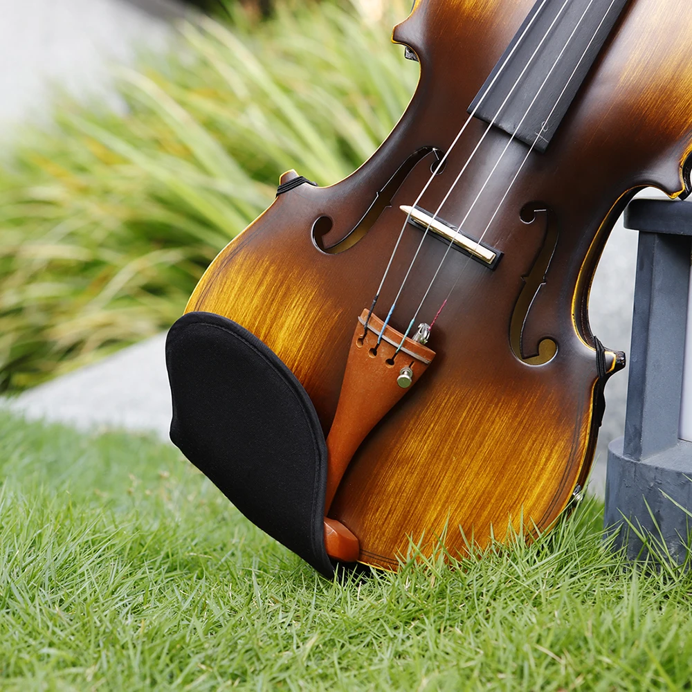 

M MBAT 4/4 1/8 Violin Chin Cotton Shoulder Rest String Instrument Accessories Fiddle Flannel Shoulder Pad Sponge Protector Cover