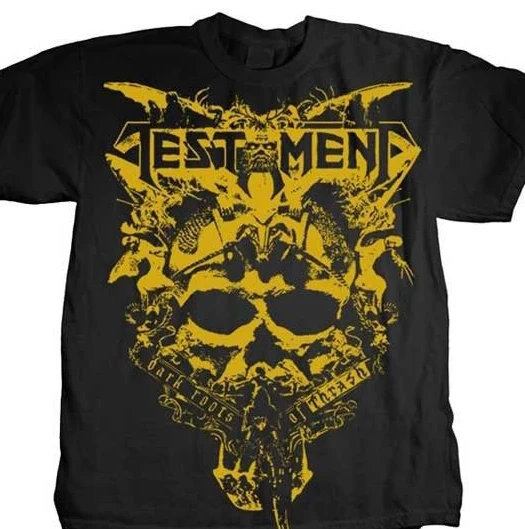Testament Dark Roots Of Thrash футболка S M L Xl 2Xl брендовая новая официальная 033417|Мужские