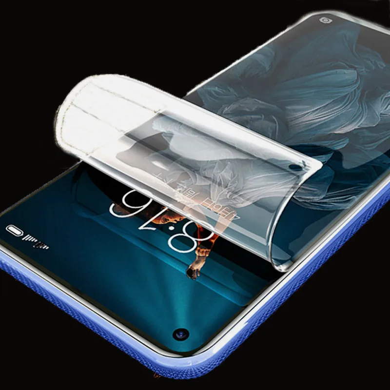 2 в 1 200D Гидрогелевая мягкая пленка для huawei p40 lite p40pro light p 40 Pro 40pro Защитная объектива