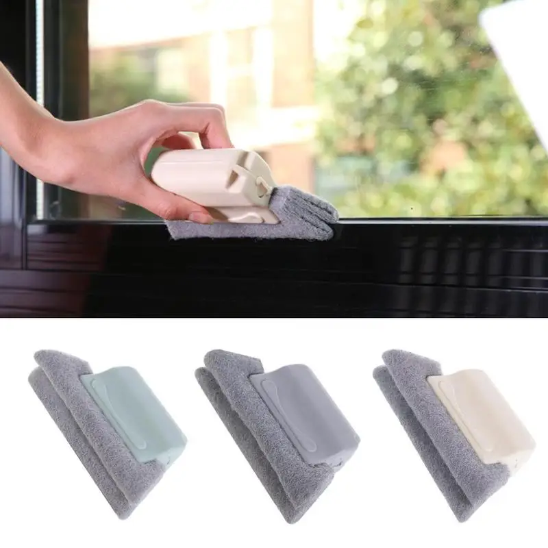 

Window Groove Cleaning Cloth Brush Slot Creative Hand-Held Multipurpose Door Keyboard Kitchen Brush Home Tools