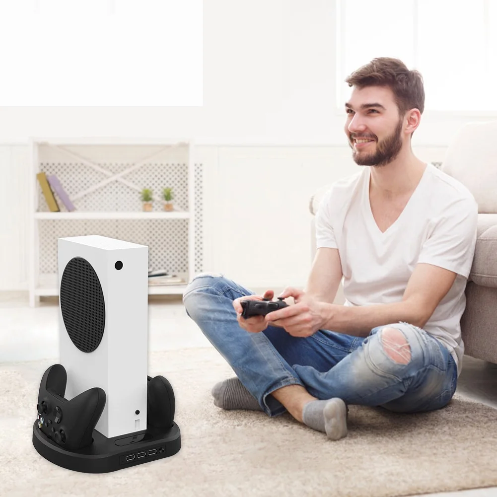 

Вертикальная подставка для игровой консоли Xbox Series S Dual Controller Charger