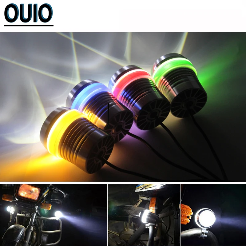 Мотоциклетная светодиодная фара U3 суперъяркая Рабочая противотуманная для