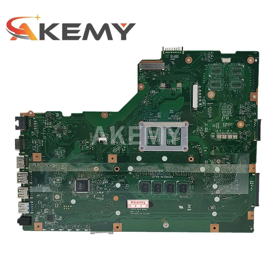 SAMXINNO X75A Mianboard для ASUS X75VB X75VD X75V X75VC материнская плата ноутбука 4 ГБ-RAM HM76 SLJ8E