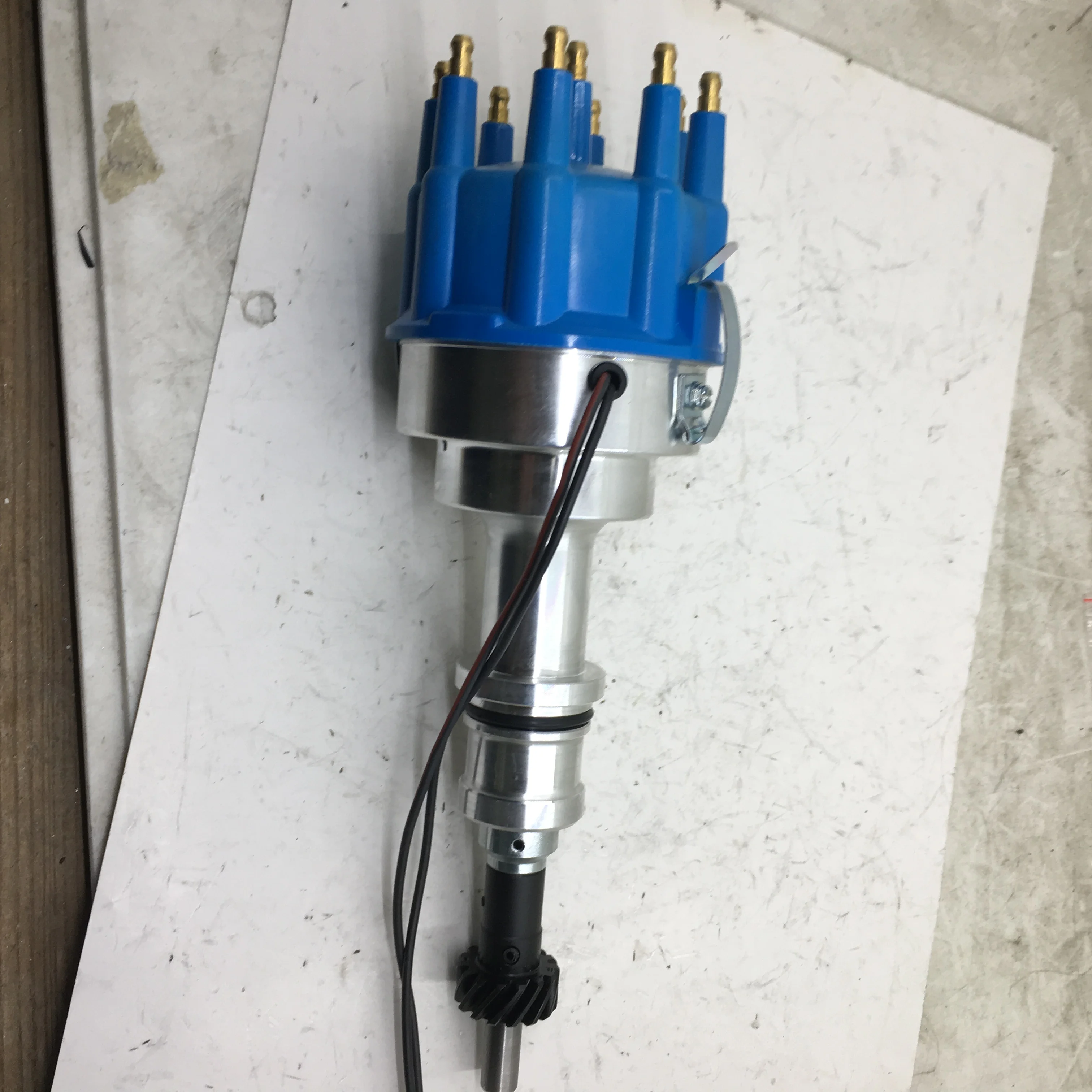 ШерриБерг Новый HI-PERFORMANCE Синяя крышка полный распределитель подходит для FORD 351W Виндзор PRO-BILLET 8 Цилиндров.