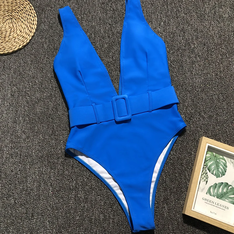 Peachtan Maillot de bain femme купальники женские боди Цельный купальник монокини с глубоким v-образным вырезом бикини пуш-ап