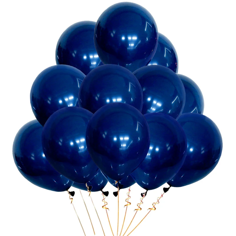 Золотые розовые шары из латекса 10 шт