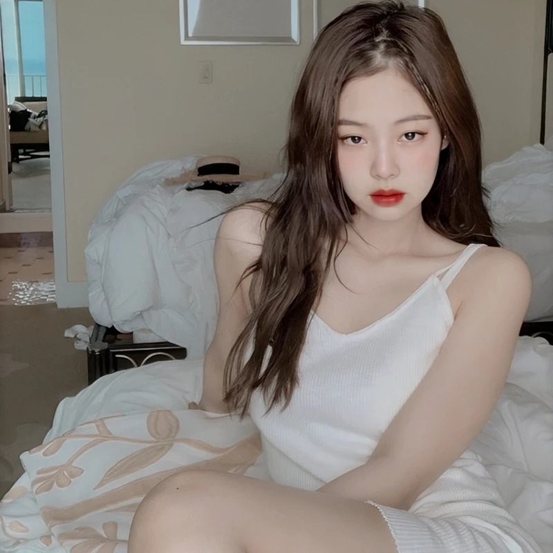 Женское трикотажное платье без рукавов kpop в Корейском стиле летнее модное